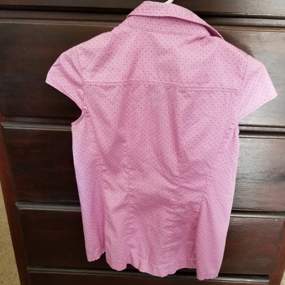 Patterned button down blouse - Picture 2 of 2